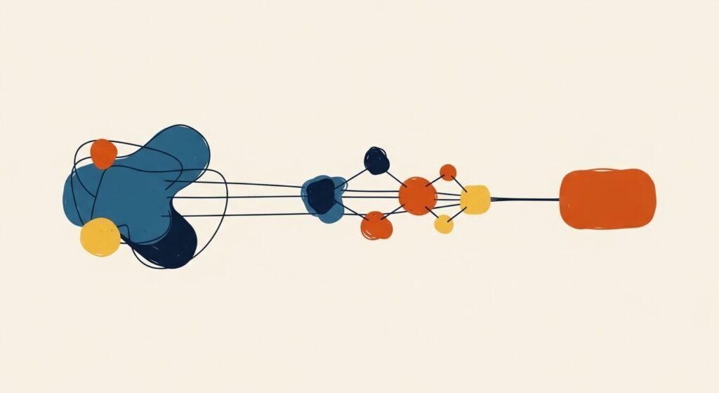 AI system designing consultation flows and content structure to guide potential customers through trust-building stages, converting initial inquiries into actual contracts