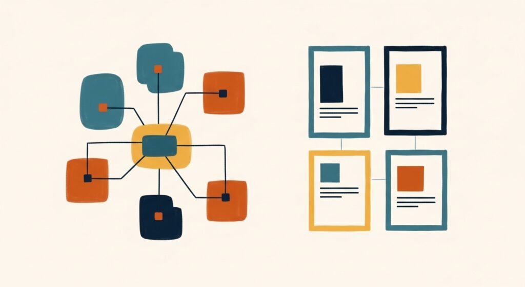 AI system structuring intangible services into standardized packages, creating data-driven pricing models and report formats to clearly convey expertise and increase proposal success