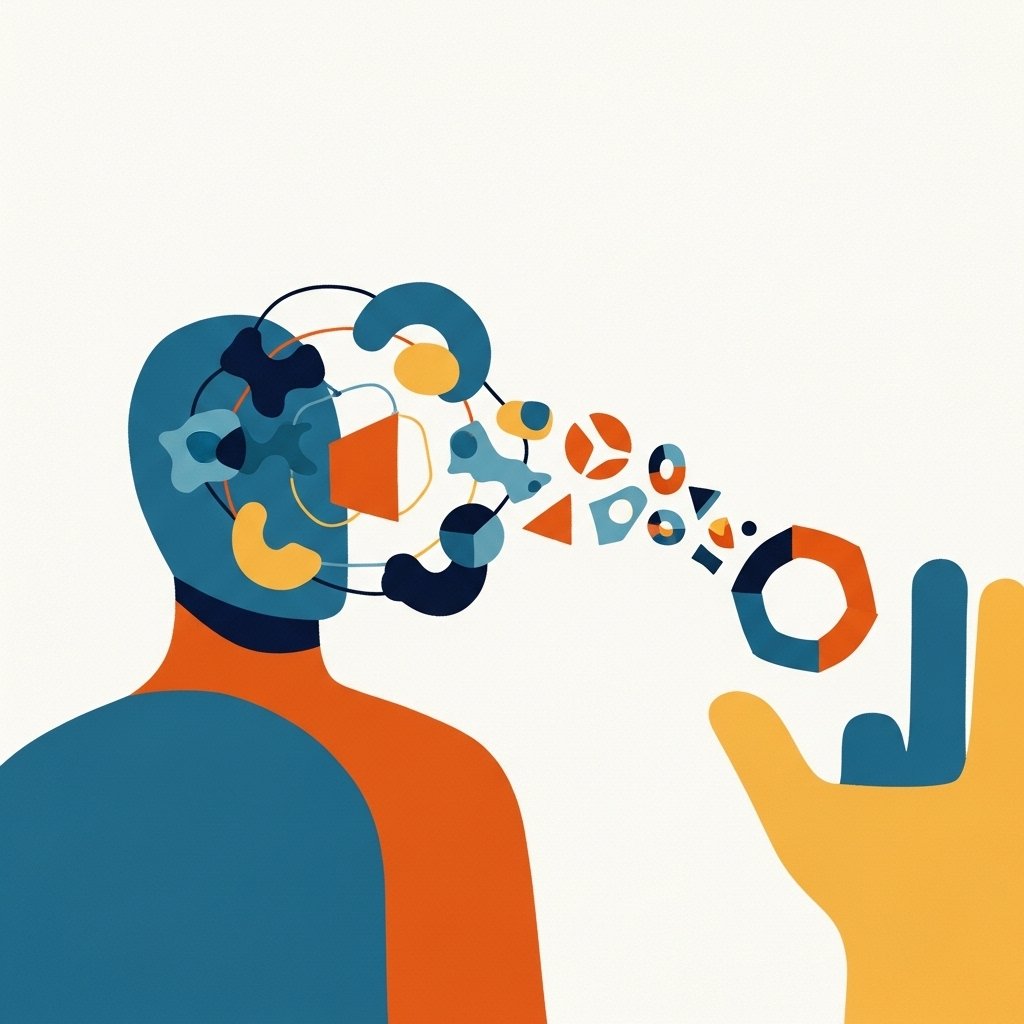 AI system designing knowledge strategies to communicate expertise, making intangible services understandable and building customer trust